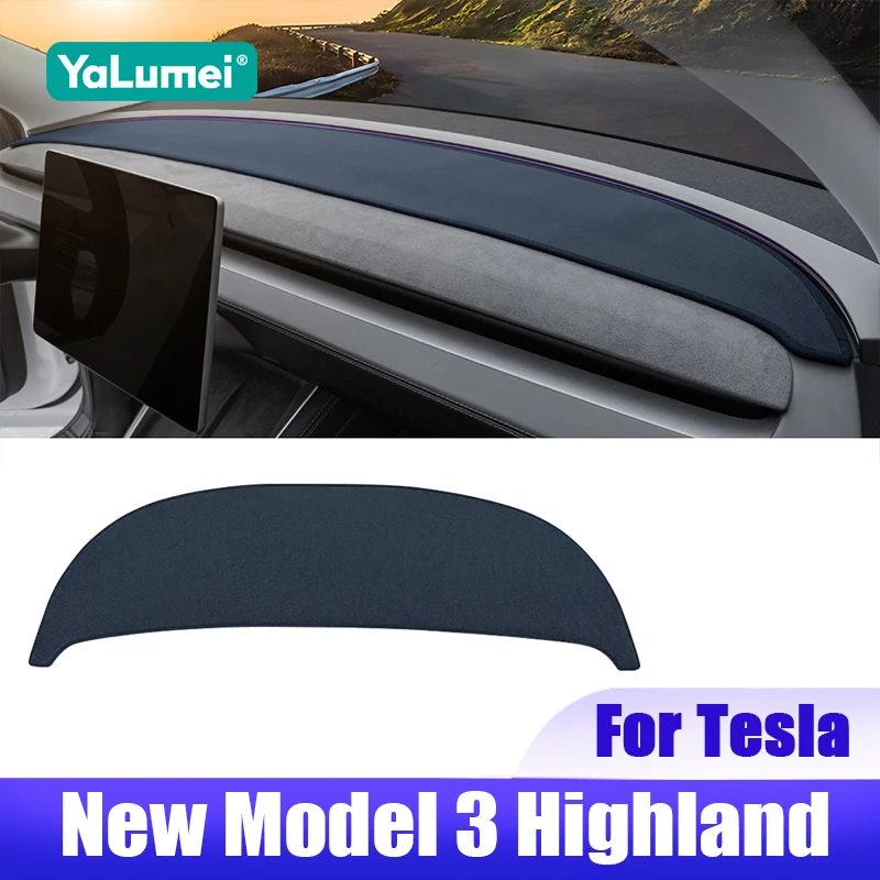 For Tesla New Model 3 Highland 2024 2025 Car Dashboard Cover Dash Mat Sun Shade Non-slip Pad Interior Accessories 
For Tesla New Model 3 Highland 2024 2025 Car Dashboard Cover Dash Mat Sun Shade Non-slip Pad Interior Accessories