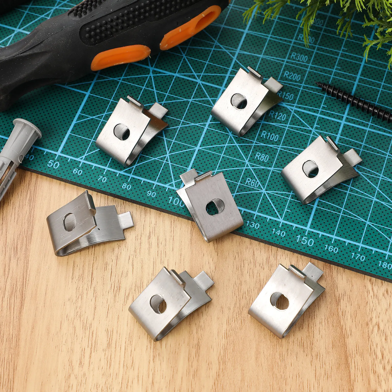 50Pcs Shelf Clips Stainless Steel Cabinet Shelf Support Sturdy Stable Replacement Pins for Glass Shelves Track
50Pcs Shelf Clips Stainless Steel Cabinet Shelf Support Sturdy Stable Replacement Pins for Glass Shelves Track