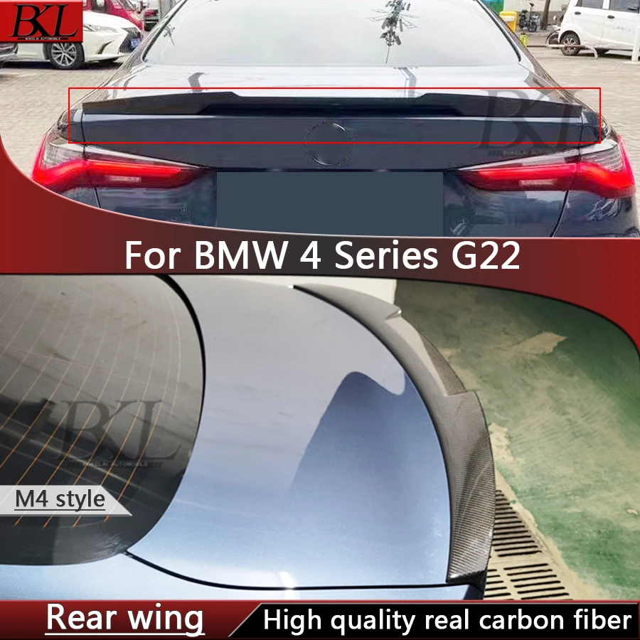 For BMW 4 Series G22 435i 430i Carbon Fiber Spoiler Shunt Rear Tail fins Duckbill Car Wing Retrofit the rear wing Upgrade
For BMW 4 Series G22 435i 430i Carbon Fiber Spoiler Shunt Rear Tail fins Duckbill Car Wing Retrofit the rear wing Upgrade