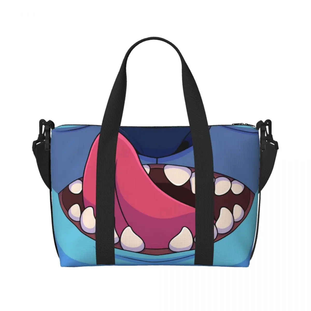 Custom Cute Smiling Stitch's Mouth Anime Beach Tote Bag Women Adventure Big Compartment Gym Beach Travel Bags
Custom Cute Smiling Stitch's Mouth Anime Beach Tote Bag Women Adventure Big Compartment Gym Beach Travel Bags
