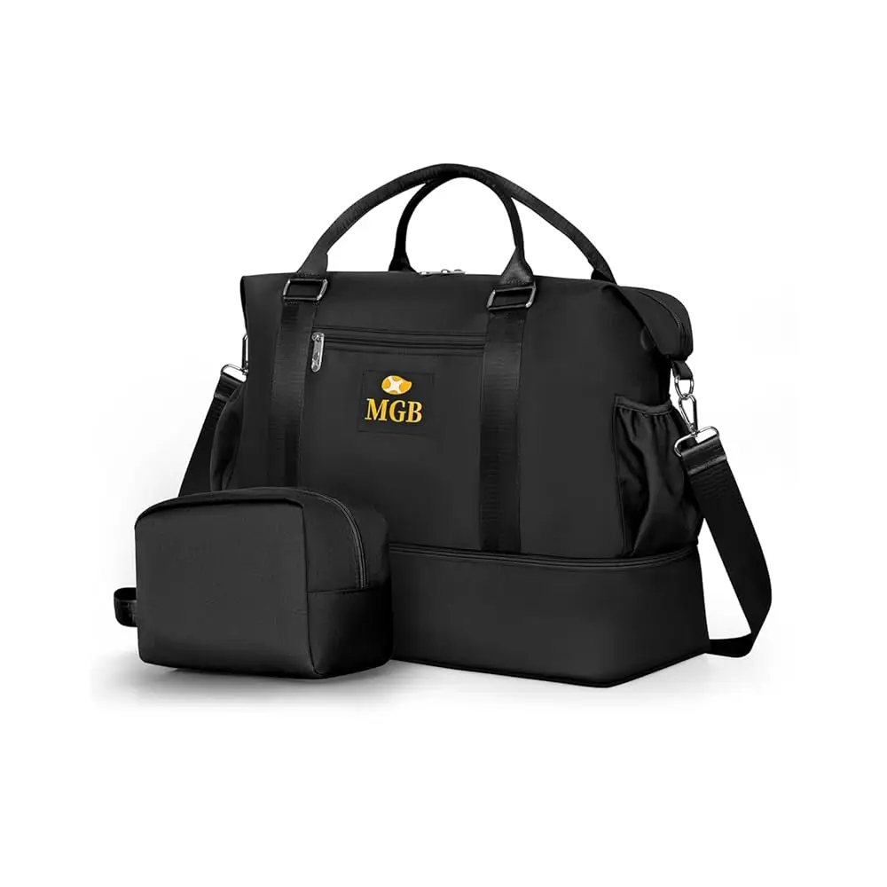 Travel Duffle Bag Women, Large Weekender Overnight Bag Carry on with Toiletry Bag, Water Resistant Gym Bag with Shoe Compartm
Travel Duffle Bag Women, Large Weekender Overnight Bag Carry on with Toiletry Bag, Water Resistant Gym Bag with Shoe Compartm