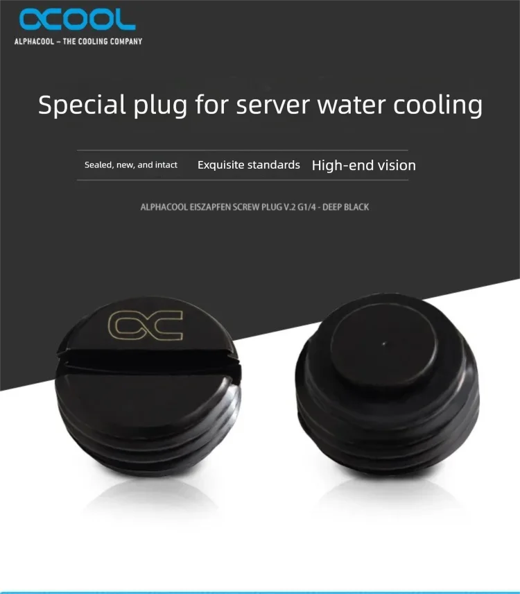 Alphacool Eiszapfen Screw Plug V.2 G1/4",Flush Stop Copper Fittings,Hidden Design For Radiator,Water Block
Alphacool Eiszapfen Screw Plug V.2 G1/4",Flush Stop Copper Fittings,Hidden Design For Radiator,Water Block
