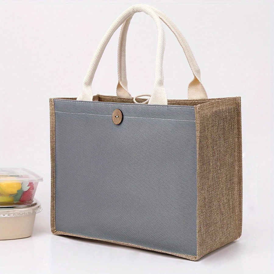Men's large capacity linen tote bag shoulder bag for commuting handbag
Men's large capacity linen tote bag shoulder bag for commuting handbag
