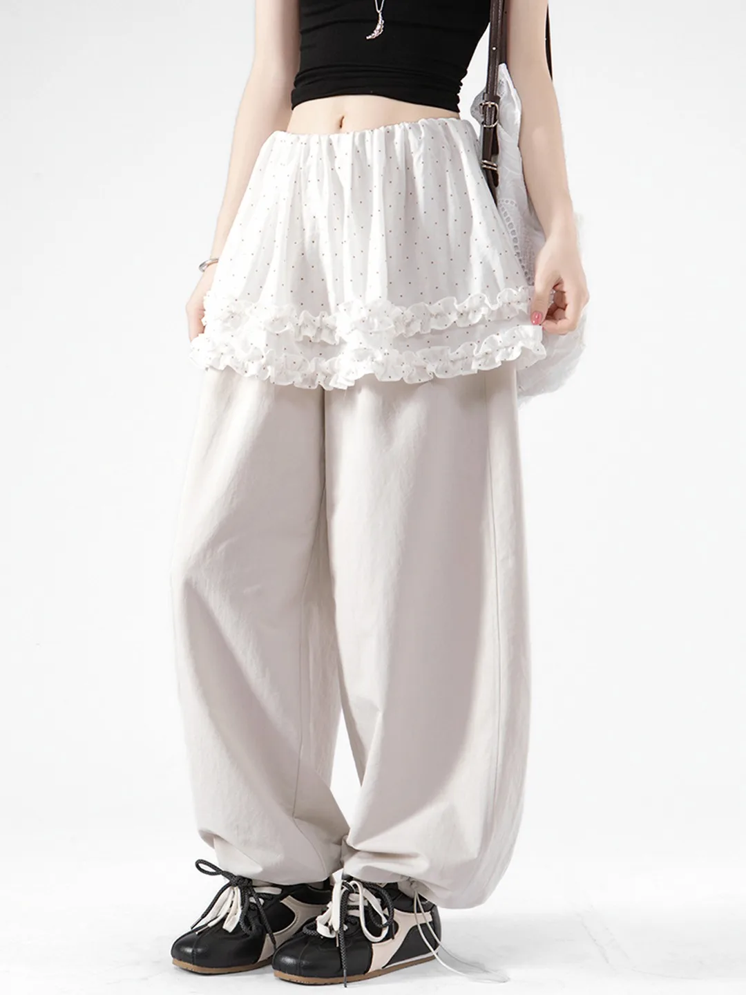 Beige Thin Wide Leg Pants Women's Summer Sweet High Waist Slimming Straight Cut Long Trousers Casual Pure Color mid High Waist
Beige Thin Wide Leg Pants Women's Summer Sweet High Waist Slimming Straight Cut Long Trousers Casual Pure Color mid High Waist