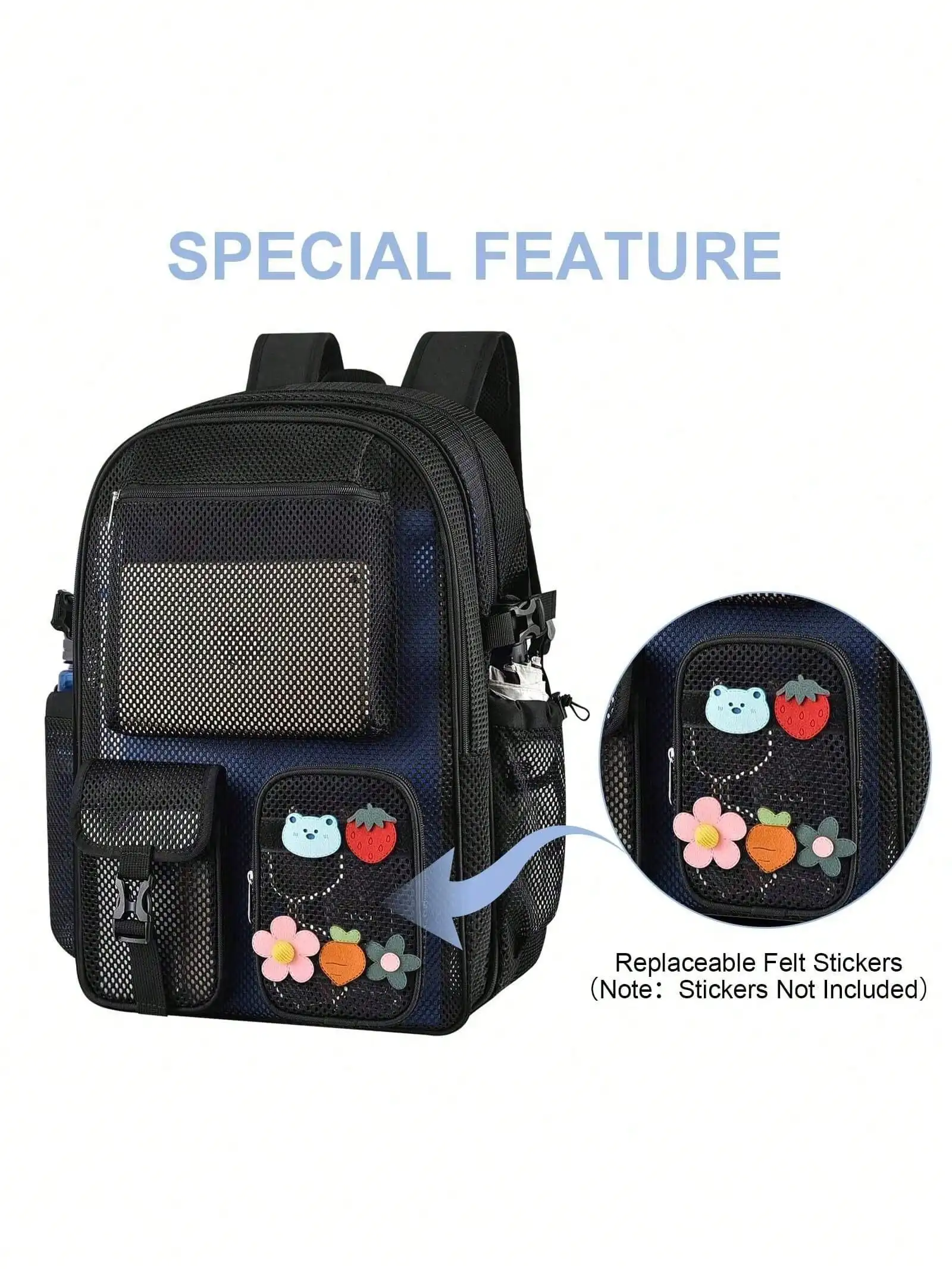 Mesh Backpack 36L Large Heavy Duty Casual Daypack For School And Outdoor Activities With Inner Laptop Compartment, Durable Polyester Material
Mesh Backpack 36L Large Heavy Duty Casual Daypack For School And Outdoor Activities With Inner Laptop Compartment, Durable Polyester Material