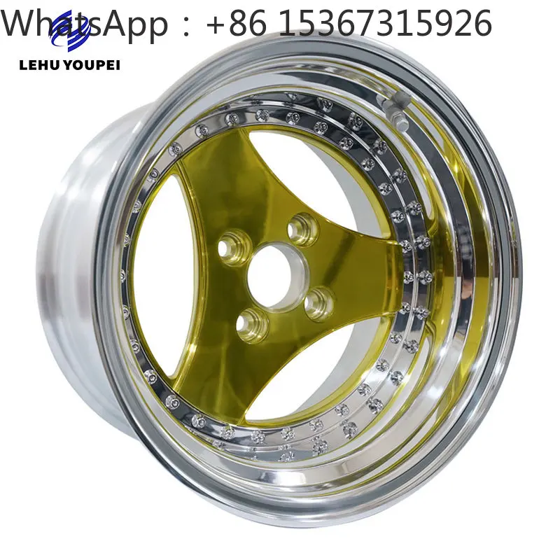 17-24 Inch 3PCS Gold Chrome Custom Forged Alloy Modified Passenger Car Wheels
17-24 Inch 3PCS Gold Chrome Custom Forged Alloy Modified Passenger Car Wheels