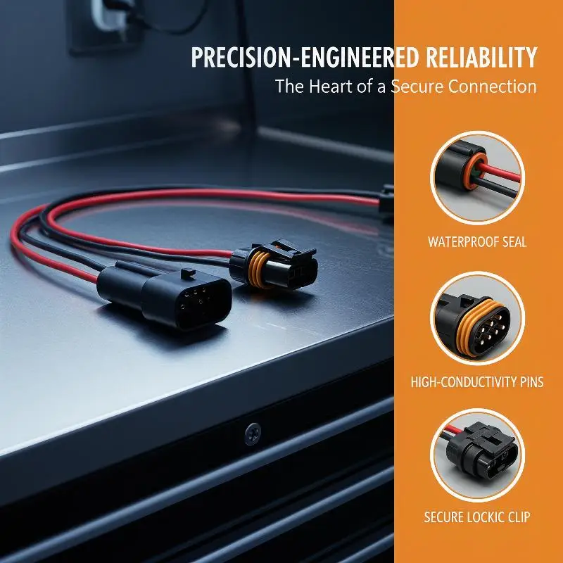 2 Pin Pre-wired Automotive Electrical Socket Durable Car Wire Cable Connectors for Auto Circuit Modification Maintenance
2 Pin Pre-wired Automotive Electrical Socket Durable Car Wire Cable Connectors for Auto Circuit Modification Maintenance