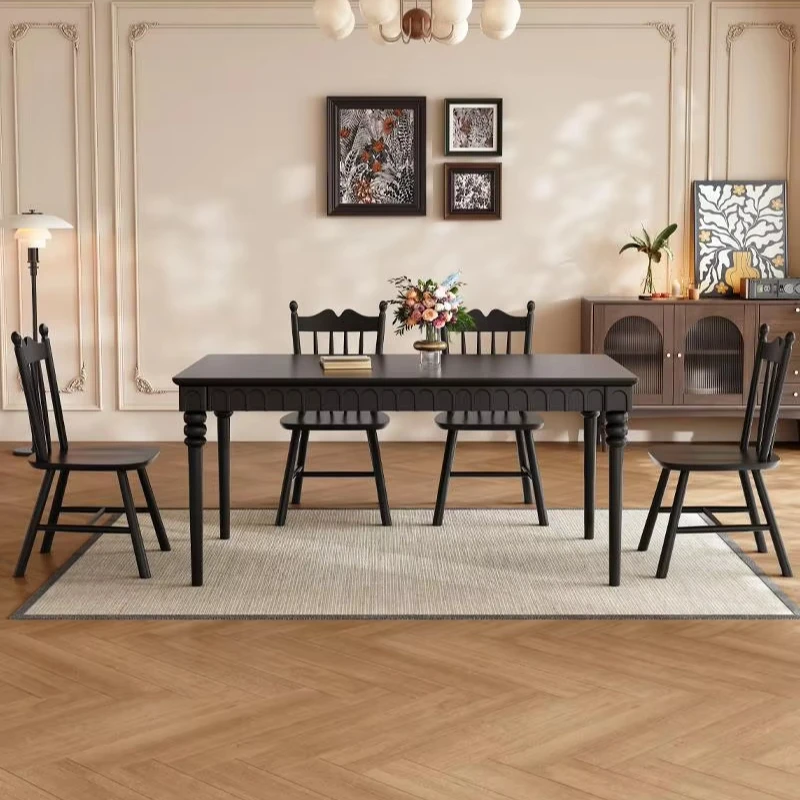 #Antique Solid Wood Dining Table Chair Set American Style Modern Design 6 Person Home Restaurant Hotel Villa Furniture Used Bar
#Antique Solid Wood Dining Table Chair Set American Style Modern Design 6 Person Home Restaurant Hotel Villa Furniture Used Bar