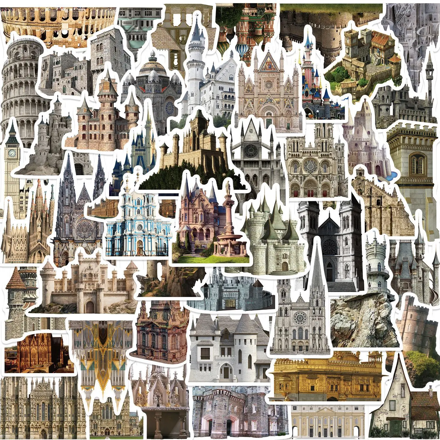 50Pcs Retro Medieval Castle Architecture Series Stickers Suitcase Phone Case Water Bottle Waterproof Decoration Diy Sticker
50Pcs Retro Medieval Castle Architecture Series Stickers Suitcase Phone Case Water Bottle Waterproof Decoration Diy Sticker