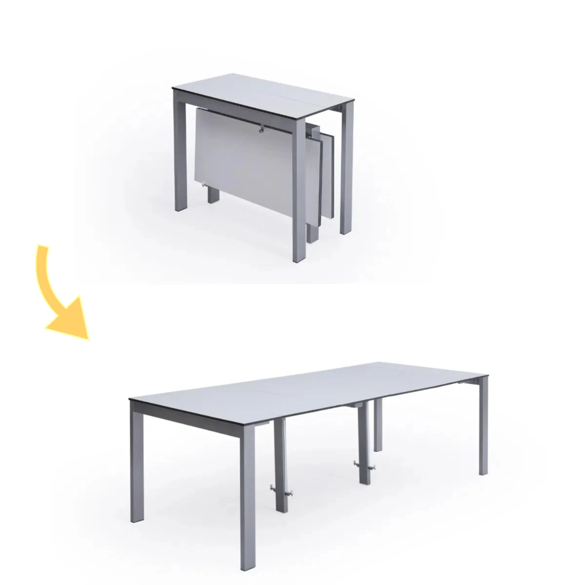 Modern Outdoor Dining Garden Furniture Extendable Dining Table Home Furniture Durable For Indoor & Outdoor Use
Modern Outdoor Dining Garden Furniture Extendable Dining Table Home Furniture Durable For Indoor & Outdoor Use