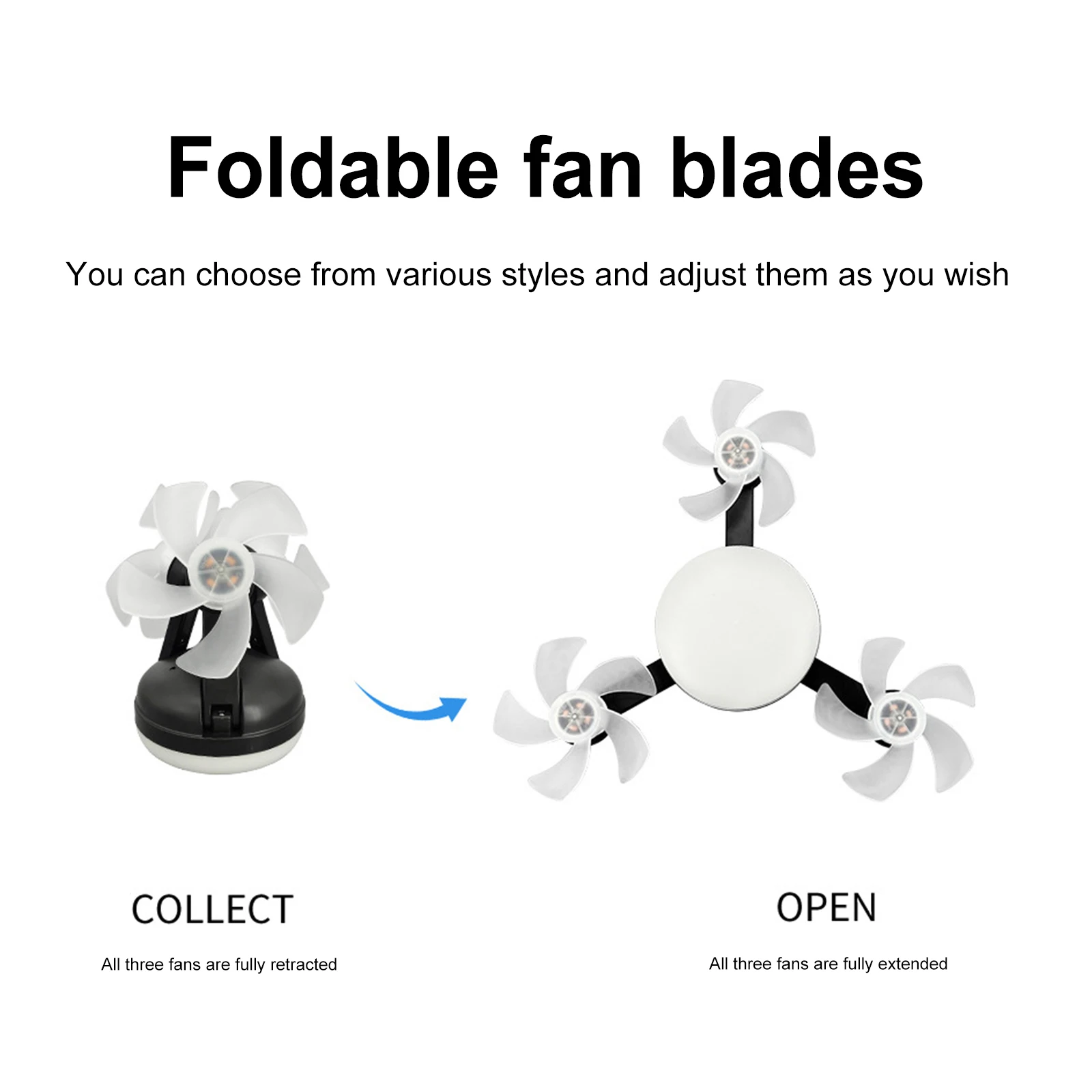 E27 Dimmable LED Socket Drone Fan Light 3-Speed 2 In 1 Hanging Fans Silent Electric Cool Blower for Dining Room Living Room
E27 Dimmable LED Socket Drone Fan Light 3-Speed 2 In 1 Hanging Fans Silent Electric Cool Blower for Dining Room Living Room