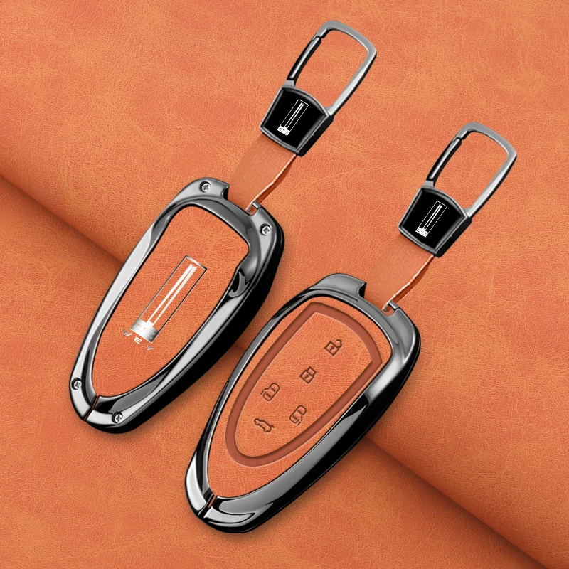 New Zinc Alloy Leather Car Remote Key Case Cover Shell For Great Wall Wey LanShan DHT-PHEV New Energy Auto Keychain Accessories
New Zinc Alloy Leather Car Remote Key Case Cover Shell For Great Wall Wey LanShan DHT-PHEV New Energy Auto Keychain Accessories