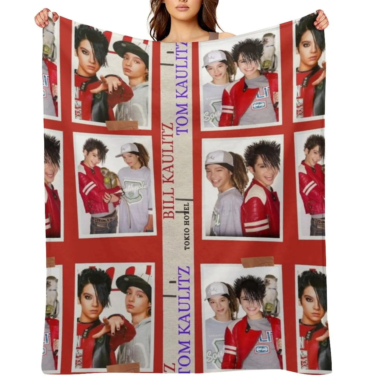 Tom Kaulitz and Bill Kaulitz Throw Blanket decorative Designers Soft Beds For Sofa Thin Blankets
Tom Kaulitz and Bill Kaulitz Throw Blanket decorative Designers Soft Beds For Sofa Thin Blankets