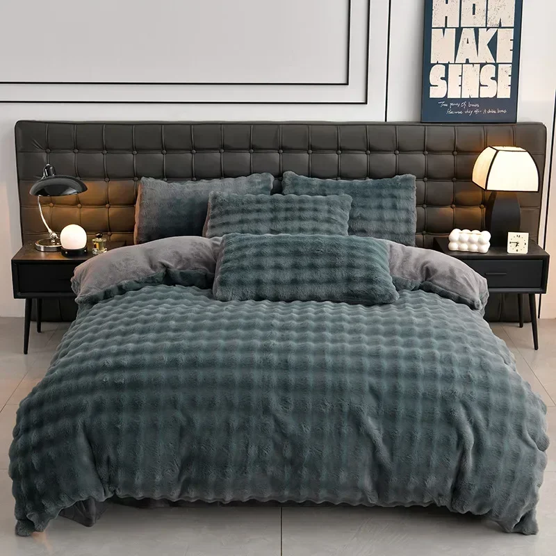 Winter Warm Bedding Set Velvet Duvet Cover Suit Single Double Queen Size Comforter Quilt Cover with Bed Sheet Pillowcase 4pc Set
Winter Warm Bedding Set Velvet Duvet Cover Suit Single Double Queen Size Comforter Quilt Cover with Bed Sheet Pillowcase 4pc Set