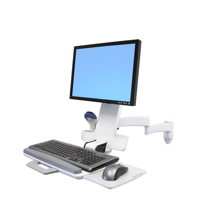 Sitting and standing dual-purpose computer bracket, medical care office computer arm
Sitting and standing dual-purpose computer bracket, medical care office computer arm