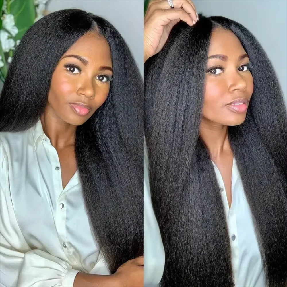 Kinky Straight Lace Front Wigs Human Hair 13x4 Lace Frontal Wig Brazilian 4x4 Guleless Lace Closure Human Hair Wig For Woman
Kinky Straight Lace Front Wigs Human Hair 13x4 Lace Frontal Wig Brazilian 4x4 Guleless Lace Closure Human Hair Wig For Woman
