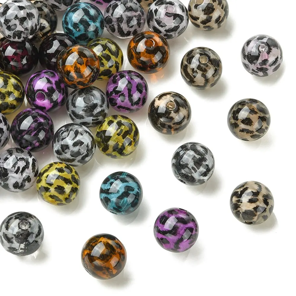 40pcs Multicolor Leopard Print Acrylic Beads 15.5mm Round Loose Spacer Beads for DIY Bracelet Necklace Crafts Jewelry Decor
40pcs Multicolor Leopard Print Acrylic Beads 15.5mm Round Loose Spacer Beads for DIY Bracelet Necklace Crafts Jewelry Decor