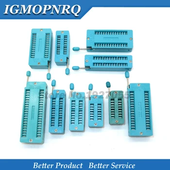 1 Stück 14 16 18 20 24 28 32 40 p Stift 2,54mm grüner Dip Universal Zif IC Sockel Test lot Typ IC Lock Sitz Zif Sockel