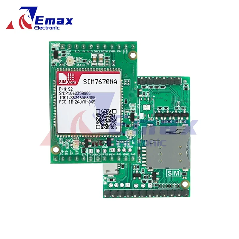 SIMCOM SIM7670NA Основная плата SIM7670NA Макетная плата LTE CAT1 + 4G + GNSS SIM7670NA без поддержки GPS
SIMCOM SIM7670NA Основная плата SIM7670NA Макетная плата LTE CAT1 + 4G + GNSS SIM7670NA без поддержки GPS
