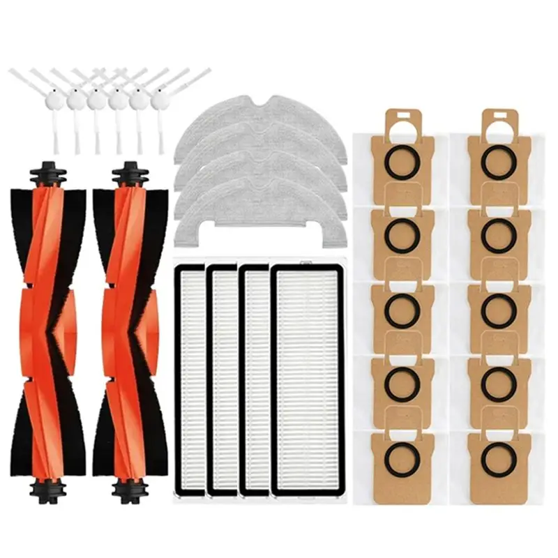 A01F-For Robot Vacuum X10 Robot Vacuum Cleaner Parts Main Side Brush Hepa Filter Mop Cloth Dust Bag Accessories
A01F-For Robot Vacuum X10 Robot Vacuum Cleaner Parts Main Side Brush Hepa Filter Mop Cloth Dust Bag Accessories