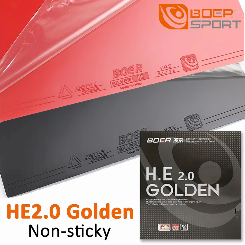 BOLI HE2.0 Golden Table Tennis Rubber Sheet Pips-in Non-sticky Ping Pong Rubber SILVER-HE Sports Training Table Tennis Rubber
BOLI HE2.0 Golden Table Tennis Rubber Sheet Pips-in Non-sticky Ping Pong Rubber SILVER-HE Sports Training Table Tennis Rubber