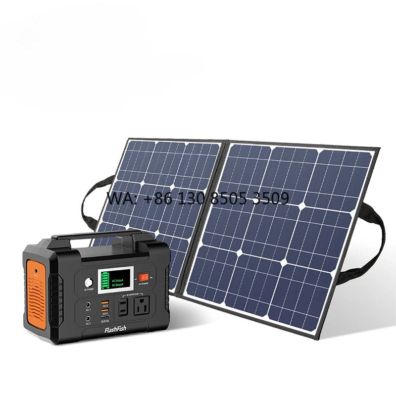All in One Energy System Portable Rechargeable Electric Solar Generator Power Station With Panel Completed Set for Home Camping
All in One Energy System Portable Rechargeable Electric Solar Generator Power Station With Panel Completed Set for Home Camping