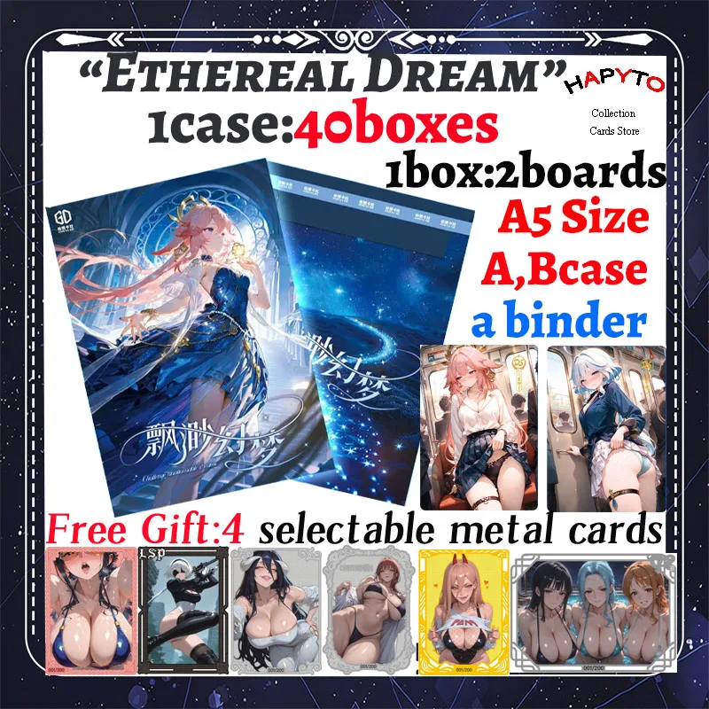 2025 новейшая Ethereal Dream A5, размер Waifu, доски Goddess Story, коллекционная карта, купальник, бикини, коробка-бустер, подарок для среды
2025 новейшая Ethereal Dream A5, размер Waifu, доски Goddess Story, коллекционная карта, купальник, бикини, коробка-бустер, подарок для среды