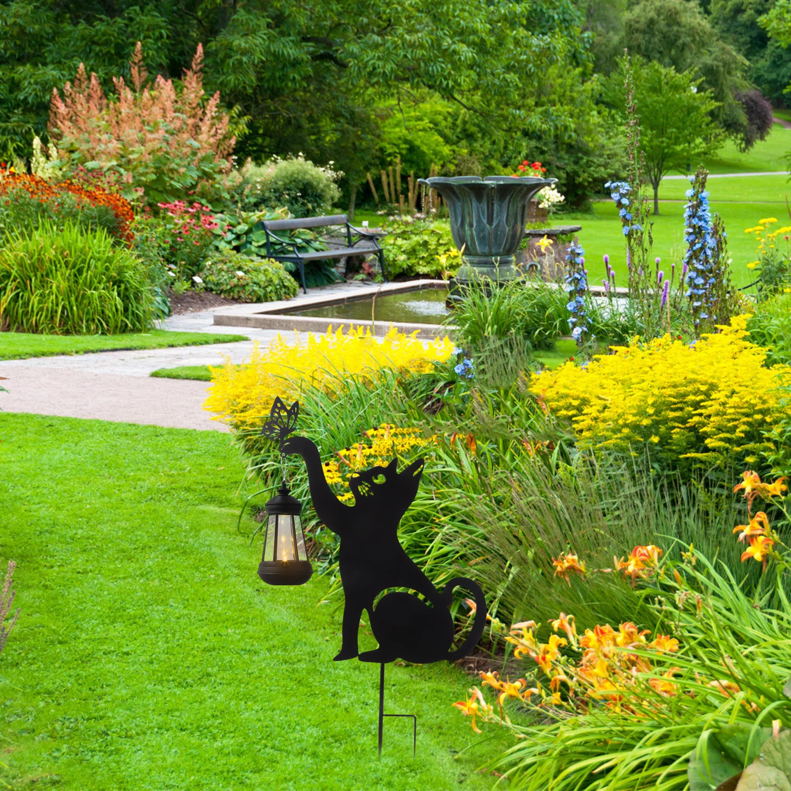 Cat Stake Light Iron Outdoor Decoration Solar Lights for Yards Garden Pathway Courtyard Lawn Park LED Solar Powered Landscape
Cat Stake Light Iron Outdoor Decoration Solar Lights for Yards Garden Pathway Courtyard Lawn Park LED Solar Powered Landscape