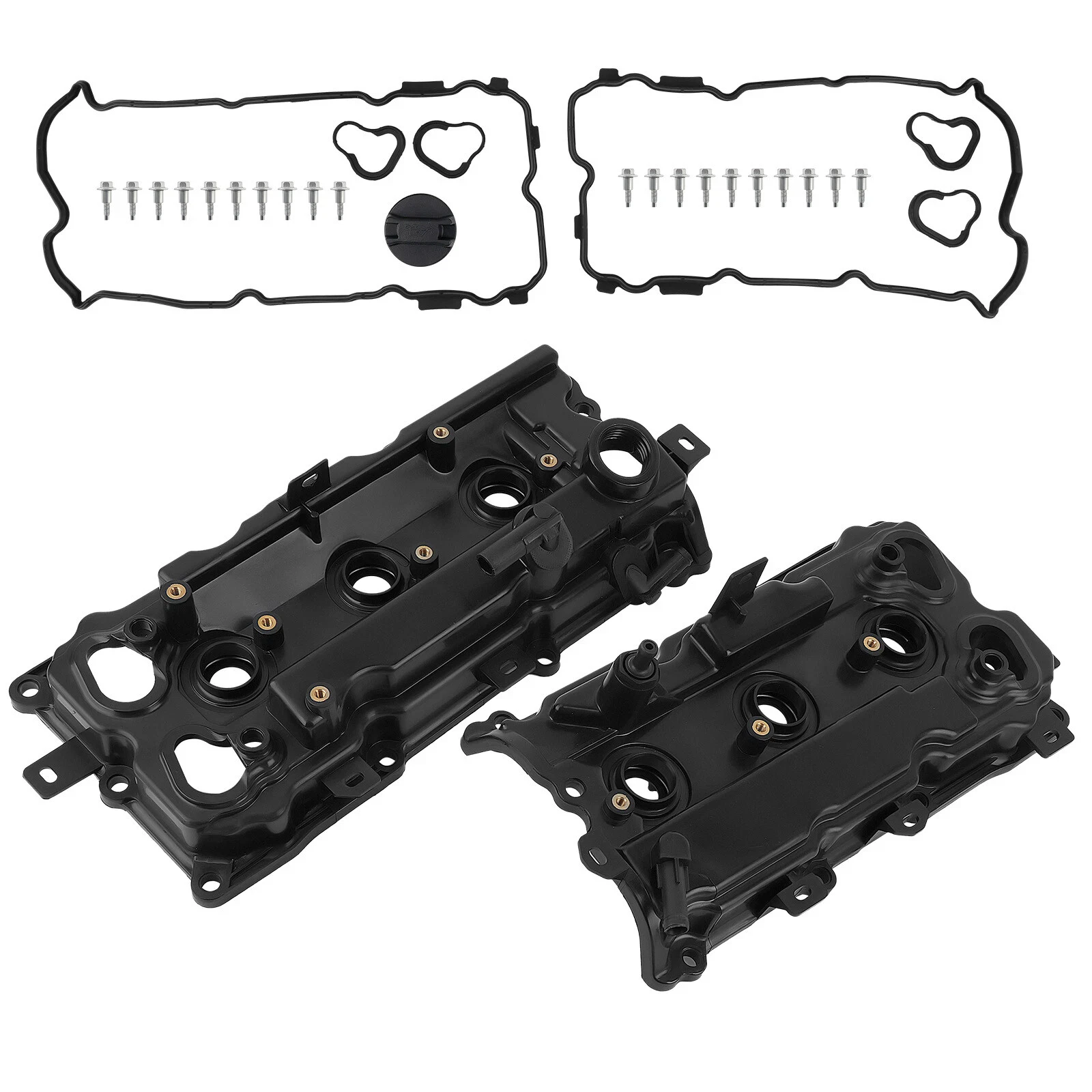2pcs Valve Covers Set W/Gasket Screw Oil Cap Cam Rocker Cover Wear Resist Camshaft Rocker Cover OE 13264-9N00A 13264-9N00B
2pcs Valve Covers Set W/Gasket Screw Oil Cap Cam Rocker Cover Wear Resist Camshaft Rocker Cover OE 13264-9N00A 13264-9N00B