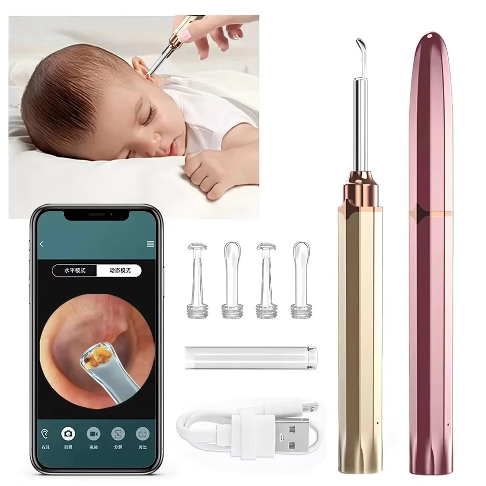 1080P Wireless Ear Endoscope with Reusable Ear Cleaner – Safe & HD Ear Care Tool
1080P Wireless Ear Endoscope with Reusable Ear Cleaner – Safe & HD Ear Care Tool