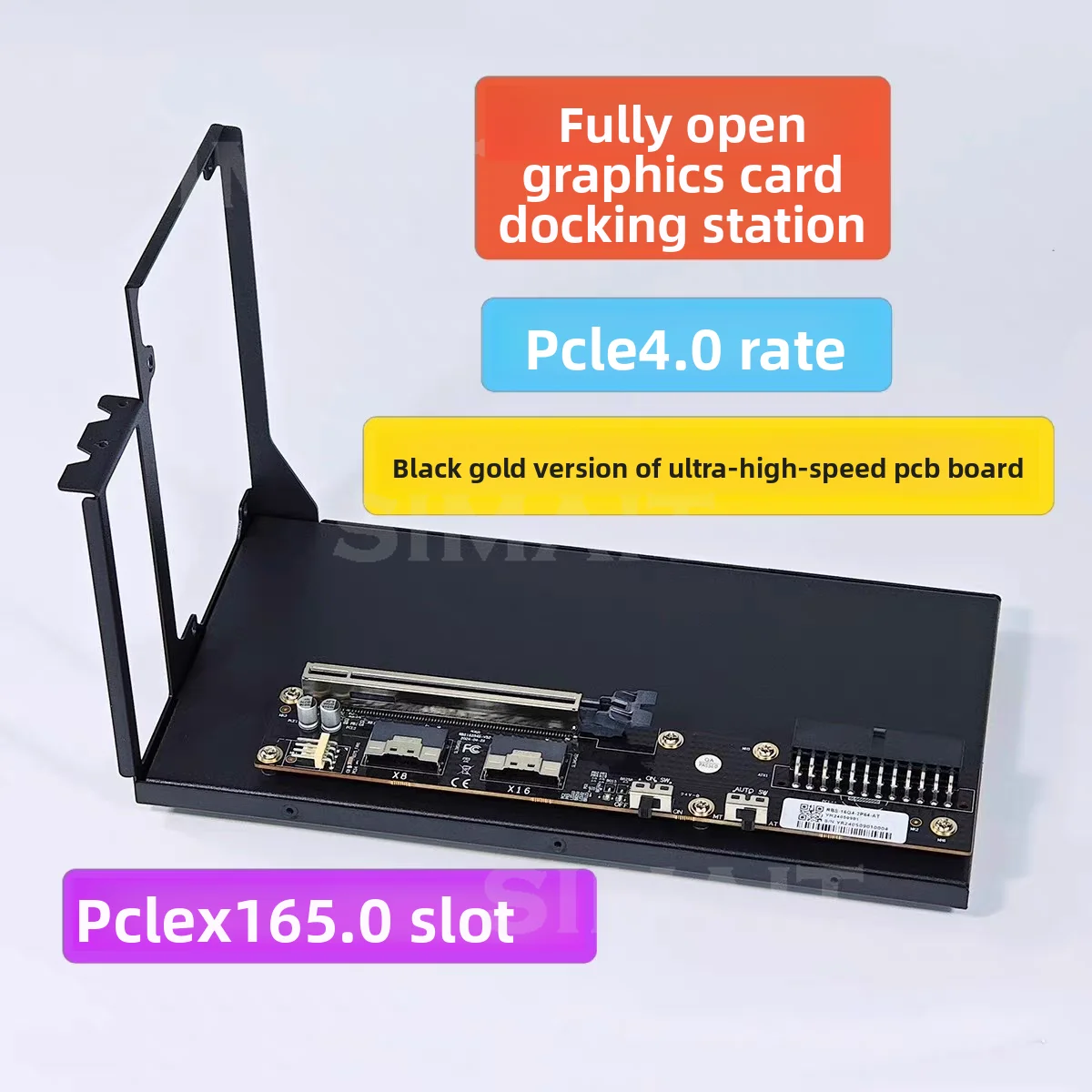PCIe x16 to OCuLink Adapter for Laptop | x8x8 Split Extension Dock with ATX Power Support for eGPU Enclosure
PCIe x16 to OCuLink Adapter for Laptop | x8x8 Split Extension Dock with ATX Power Support for eGPU Enclosure
