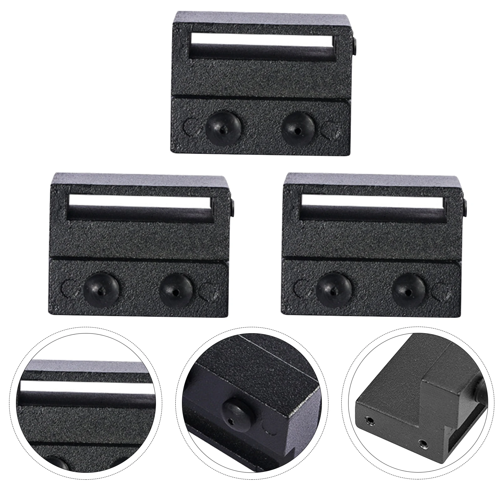 3 Pcs Sliding Barn Door For Stopper Carbon Steel Silicone Track Bumper Barn Door Stopper for Track Durable Anti Rust
3 Pcs Sliding Barn Door For Stopper Carbon Steel Silicone Track Bumper Barn Door Stopper for Track Durable Anti Rust