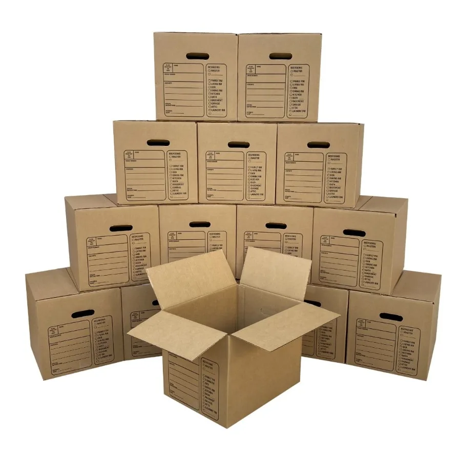 Moving Boxes with Handles 15 Premium Small 16 3/8 x 12 5/8 x 12 5/8 for Efficient Relocation Durable Construction with Reinforc
Moving Boxes with Handles 15 Premium Small 16 3/8 x 12 5/8 x 12 5/8 for Efficient Relocation Durable Construction with Reinforc