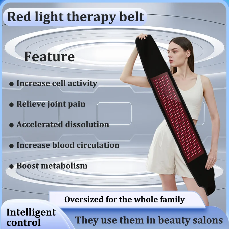 Biggest Infrared&Red Light Therapy Belt 660/850nm For Body Pain Relief Therapy Device For Muscle Shoulder Joints Pain Relief
Biggest Infrared&Red Light Therapy Belt 660/850nm For Body Pain Relief Therapy Device For Muscle Shoulder Joints Pain Relief