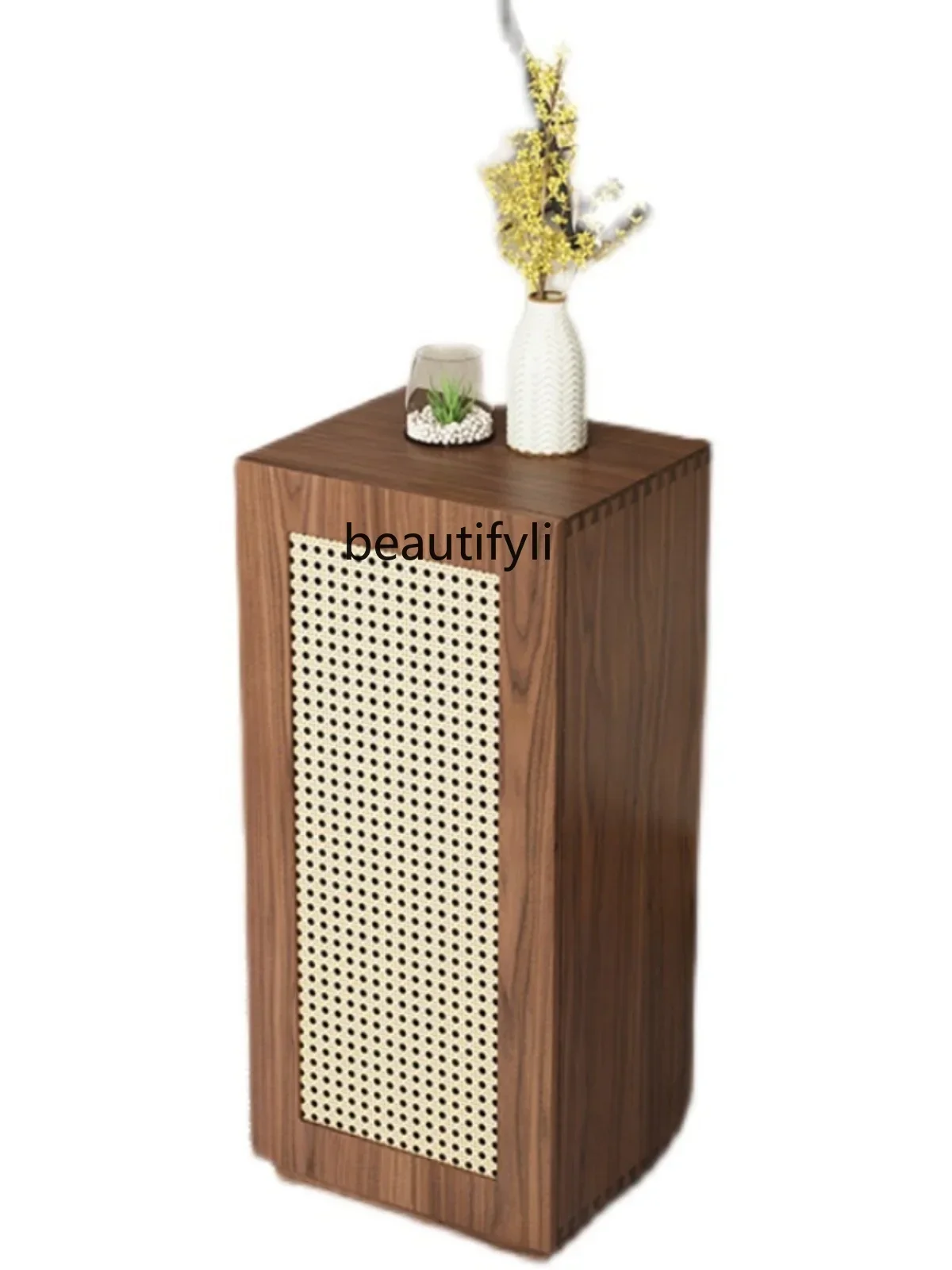 Nordic Rattan Bedside Table Solid Wood Storage Bedroom Retro Small Side Cabinet
Nordic Rattan Bedside Table Solid Wood Storage Bedroom Retro Small Side Cabinet