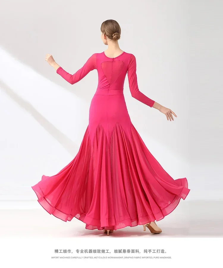 Lin Fei'er Adult Modern Dance Dress S9073 National Standard Dance Costume Waltz Grand Display Performance Dress
Lin Fei'er Adult Modern Dance Dress S9073 National Standard Dance Costume Waltz Grand Display Performance Dress