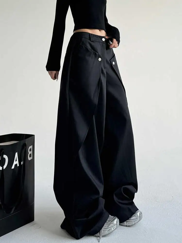 Spring Autumn Thin Bla Loose Casual Trousers Advanced Design Sense Drapey Wide Leg Long Pants Men's Faion Casual Pants
Spring Autumn Thin Bla Loose Casual Trousers Advanced Design Sense Drapey Wide Leg Long Pants Men's Faion Casual Pants