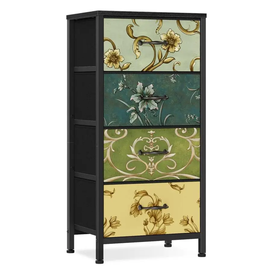 4 Drawer Dresser, Vertical Nightstand for Kids, Adult, Fabric Chest of Drawers for Bedroom, Living Room, Closet, Nusery, Storage
4 Drawer Dresser, Vertical Nightstand for Kids, Adult, Fabric Chest of Drawers for Bedroom, Living Room, Closet, Nusery, Storage