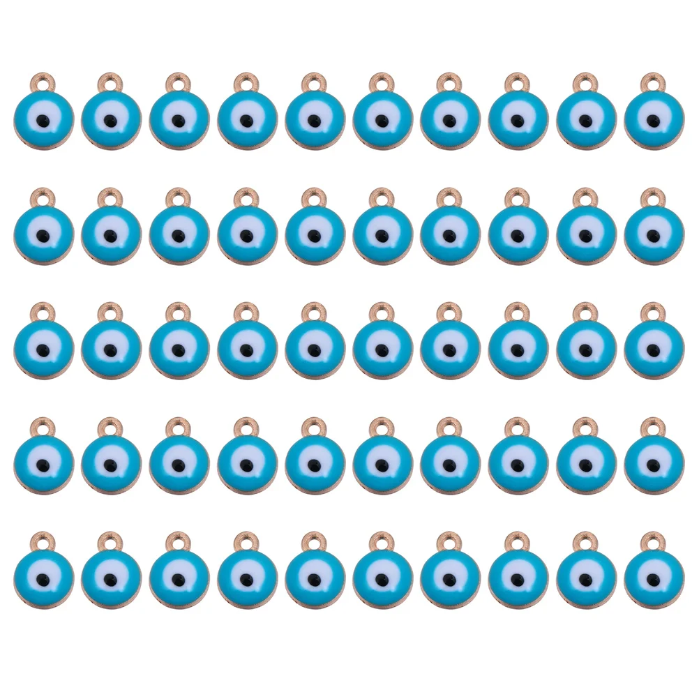 50 Pcs Evil Eye Charms Alloy Jewelry Making Beads Pendants Accessories Lasting Unique Design Evil Eye Pendant Set
50 Pcs Evil Eye Charms Alloy Jewelry Making Beads Pendants Accessories Lasting Unique Design Evil Eye Pendant Set