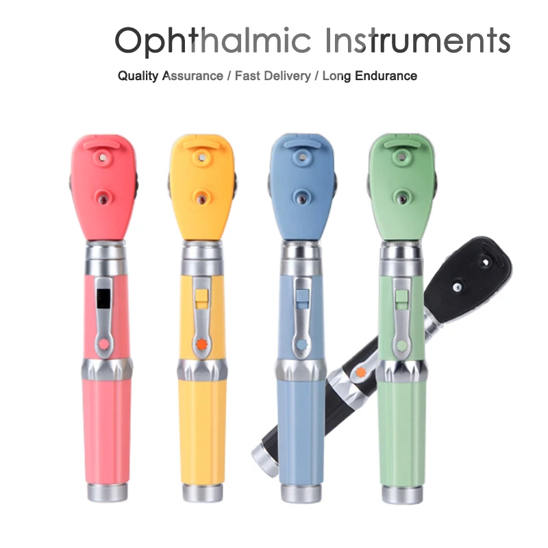 Multiple Colors LED Professional Medical Oftalmoscopio 5 Different Apertures Eye Diagnostic Kit Portable Direct Ophthalmoscope
Multiple Colors LED Professional Medical Oftalmoscopio 5 Different Apertures Eye Diagnostic Kit Portable Direct Ophthalmoscope