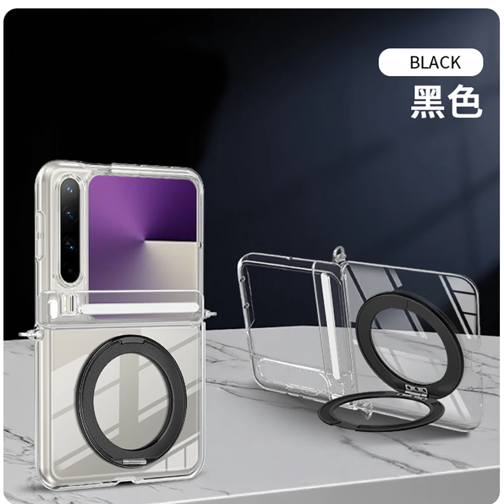 Прозрачный чехол для Huawei Pura X 5G 2025 с магнитом для беспроводной зарядки, задняя петля, чехол для Huawei Pura X Luxury Funda Pura X Etui 
Прозрачный чехол для Huawei Pura X 5G 2025 с магнитом для беспроводной зарядки, задняя петля, чехол для Huawei Pura X Luxury Funda Pura X Etui