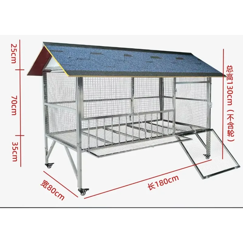 Stainless Steel Chicken Cage Thickened Large Indoor Outdoor Balcony Family Encryption Rural Breeding Simple Box Durable Easy
Stainless Steel Chicken Cage Thickened Large Indoor Outdoor Balcony Family Encryption Rural Breeding Simple Box Durable Easy