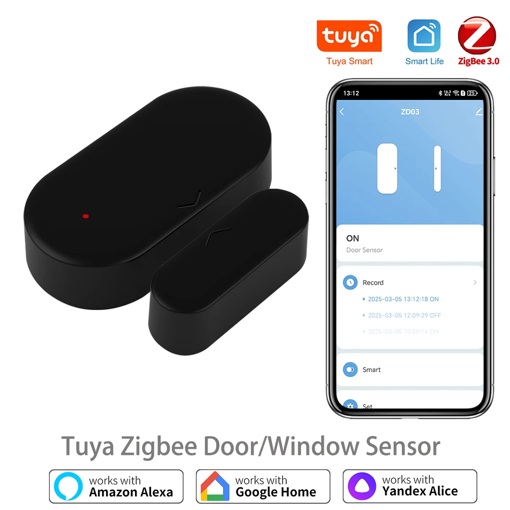 New Tuya Zigbee Door Window Sensor Open Close Home security For Smart Home APP Compatible With Smart Life Alexa Google Assistant
New Tuya Zigbee Door Window Sensor Open Close Home security For Smart Home APP Compatible With Smart Life Alexa Google Assistant