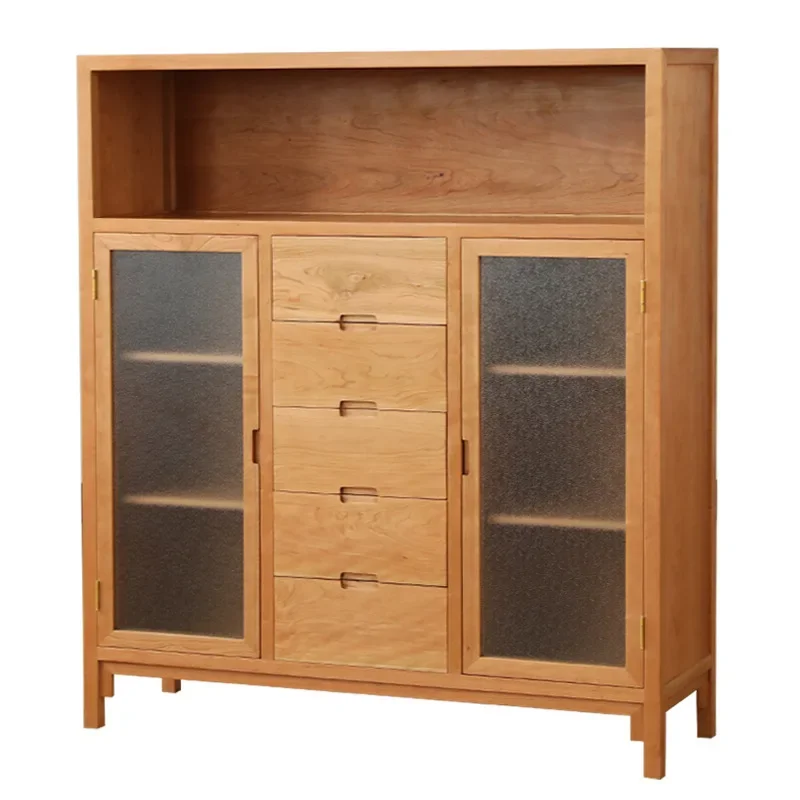 New Chinese style solid wood simple dining side cabinet storage locker multi-function
New Chinese style solid wood simple dining side cabinet storage locker multi-function