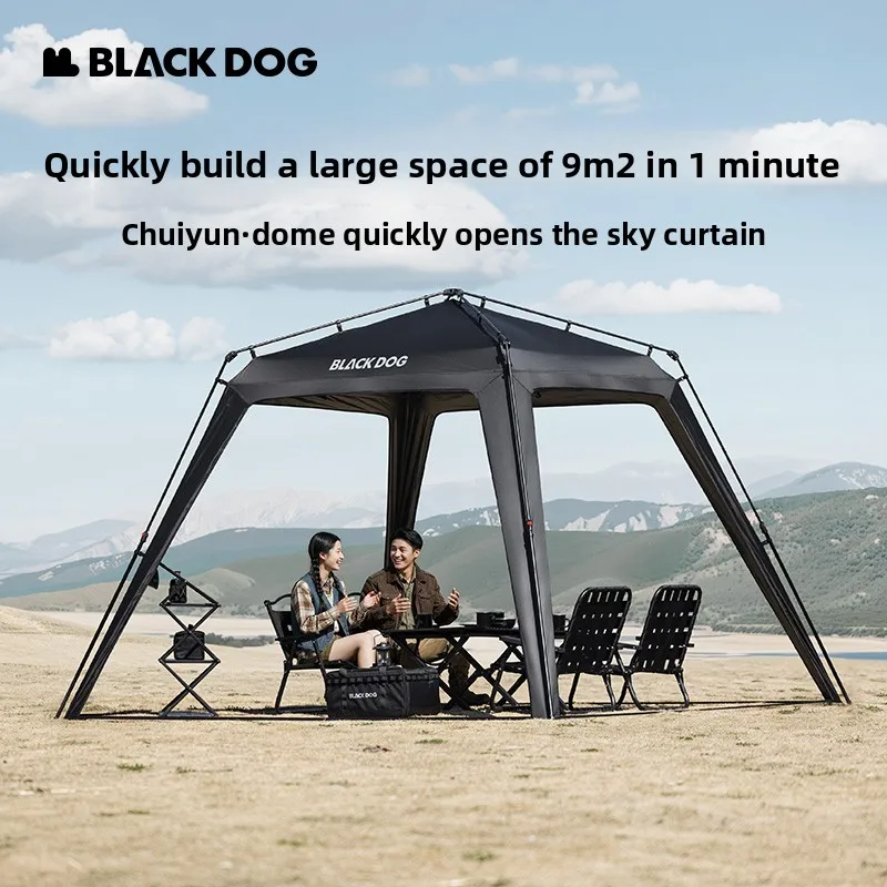 BLACKDOG Outdoor Quadrangle Sun Shelter Quick Open Large Space Tent 150D Waterproof Tent Camping Lazy Sunshade One Touch Canopy
BLACKDOG Outdoor Quadrangle Sun Shelter Quick Open Large Space Tent 150D Waterproof Tent Camping Lazy Sunshade One Touch Canopy