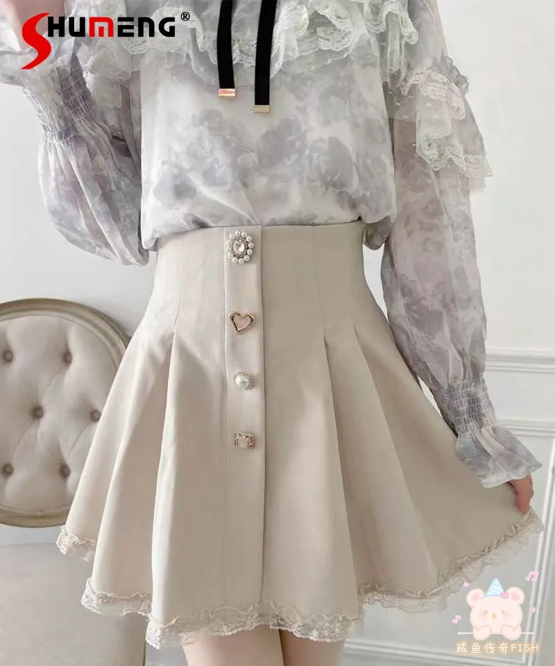 Japanese Cute Skirt 2024 Summer New Sweet Mine Style Button Decorative Plaid Mass Production High Waisted Short Skirts Kawaii
Japanese Cute Skirt 2024 Summer New Sweet Mine Style Button Decorative Plaid Mass Production High Waisted Short Skirts Kawaii