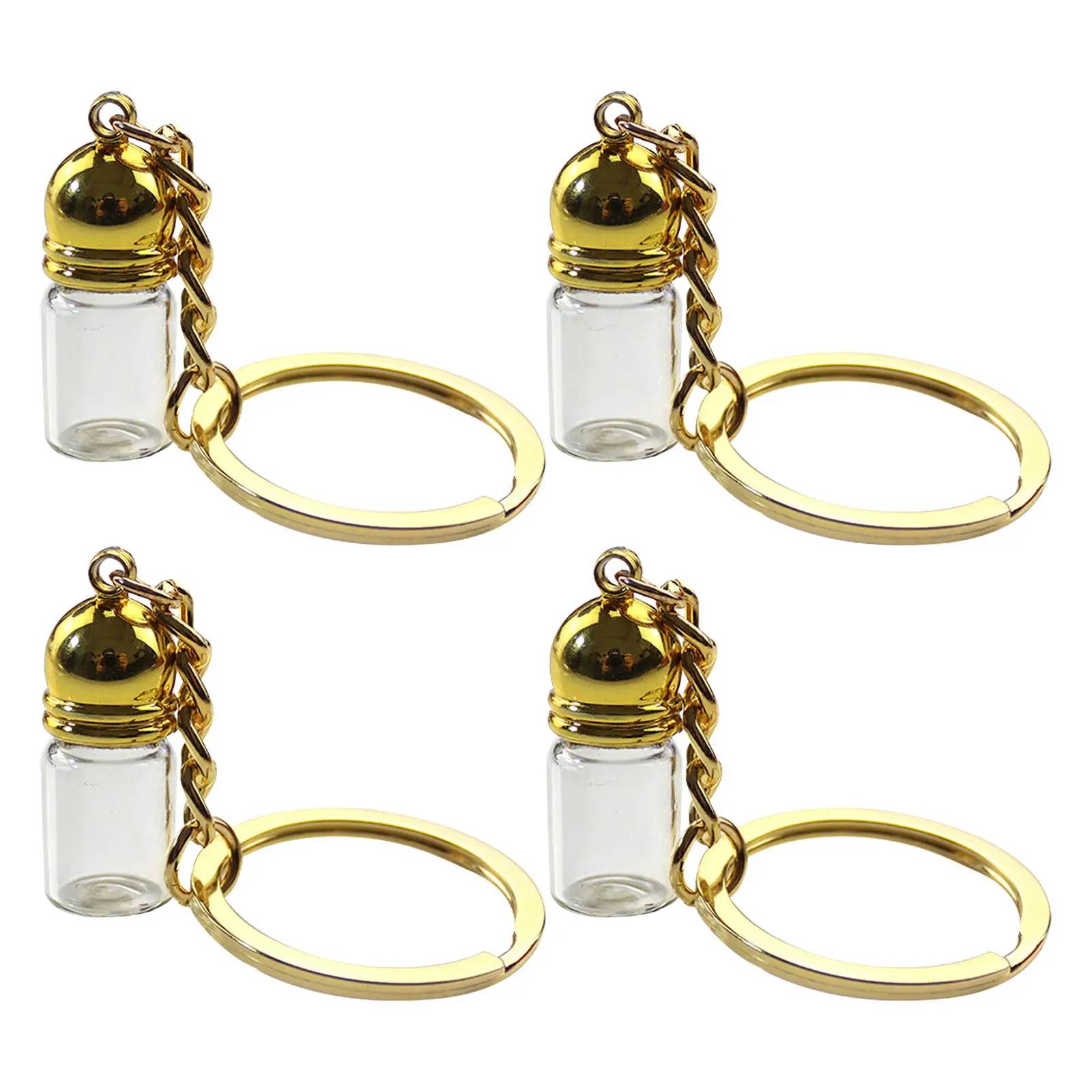4Pcs Essential Oil Bottles Keychains Mini Clear Glass 23x11mm Portable Refillable Perfume Bottles Pendant Charm Travel
4Pcs Essential Oil Bottles Keychains Mini Clear Glass 23x11mm Portable Refillable Perfume Bottles Pendant Charm Travel