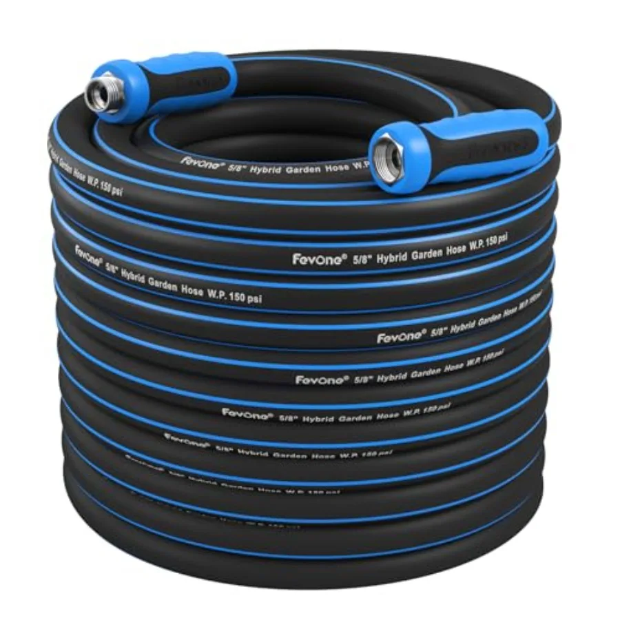Non Kinking Garden Hose Flexible Water Hose for Outdoor Use Drinking Water Safe with 5/8 Inner Diameter 3/4 Aluminum Swivel Fit
Non Kinking Garden Hose Flexible Water Hose for Outdoor Use Drinking Water Safe with 5/8 Inner Diameter 3/4 Aluminum Swivel Fit