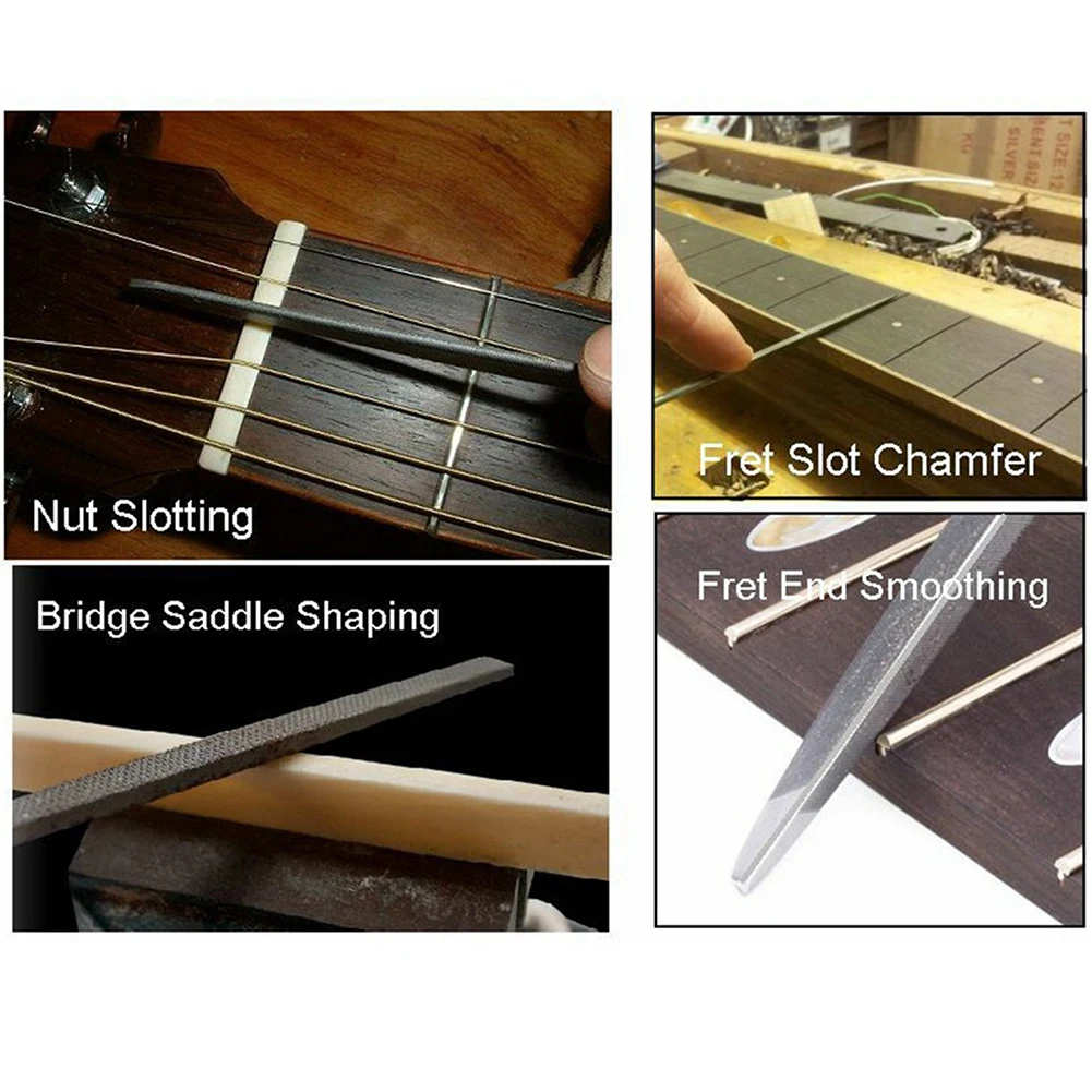Brand New High Quality Fingerboard File Guitar Repair Tools Set Strong 5pcs Various Shape 7inch For Guitar Forming
Brand New High Quality Fingerboard File Guitar Repair Tools Set Strong 5pcs Various Shape 7inch For Guitar Forming