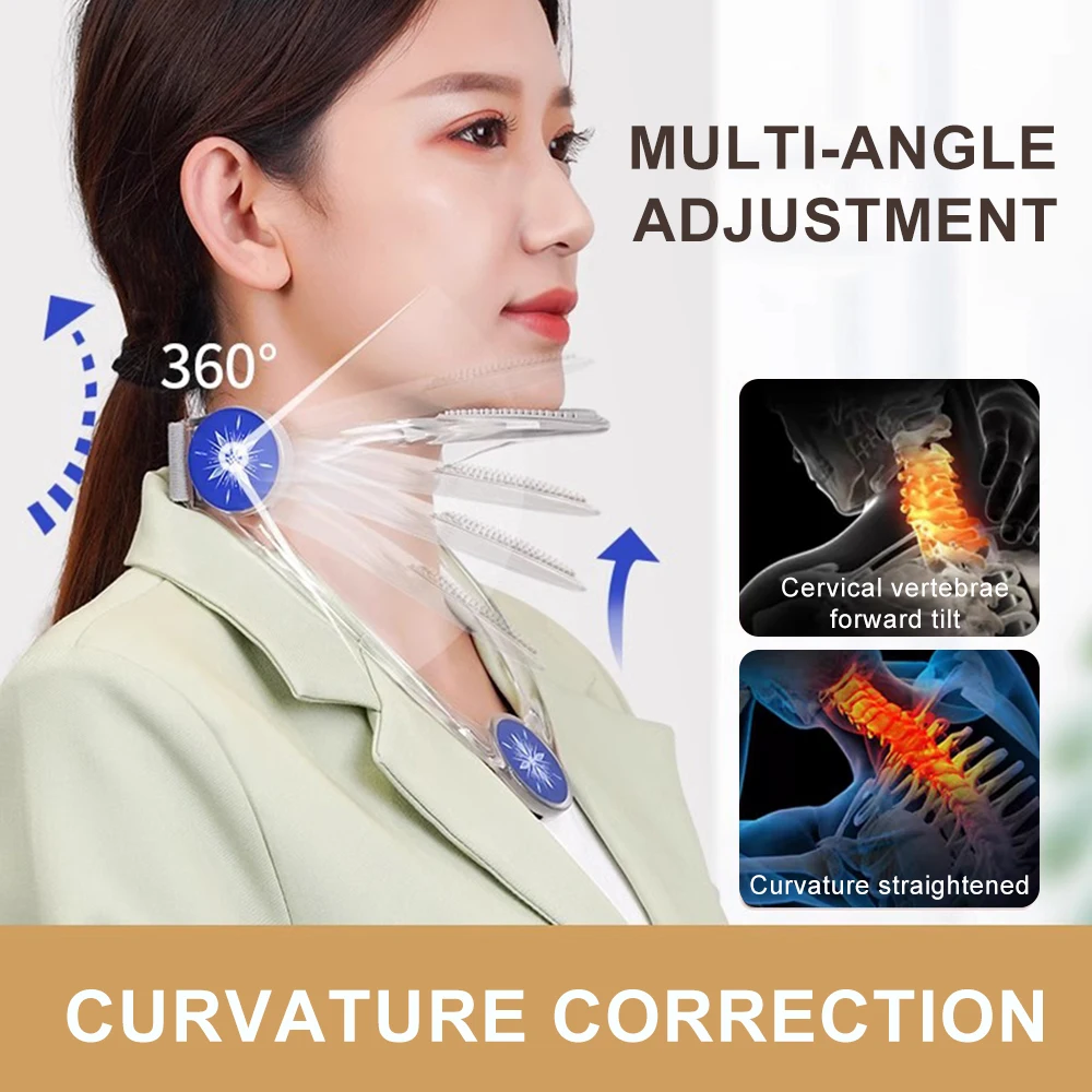 Adjustable Cervical Traction Device Posture Corrector Cervical Collar Neck Braces Relief Spine Pressure Neck Support Breathable
Adjustable Cervical Traction Device Posture Corrector Cervical Collar Neck Braces Relief Spine Pressure Neck Support Breathable